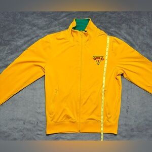 GUESS J BALVIN VIBRAS YELLOW TRACK JACKET ATHLETIC SIZE MEDIUM